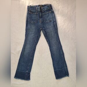 Polo Ralph Lauren Flare Denim Cotton Girls Blue Jeans Pant Medium (8-10)